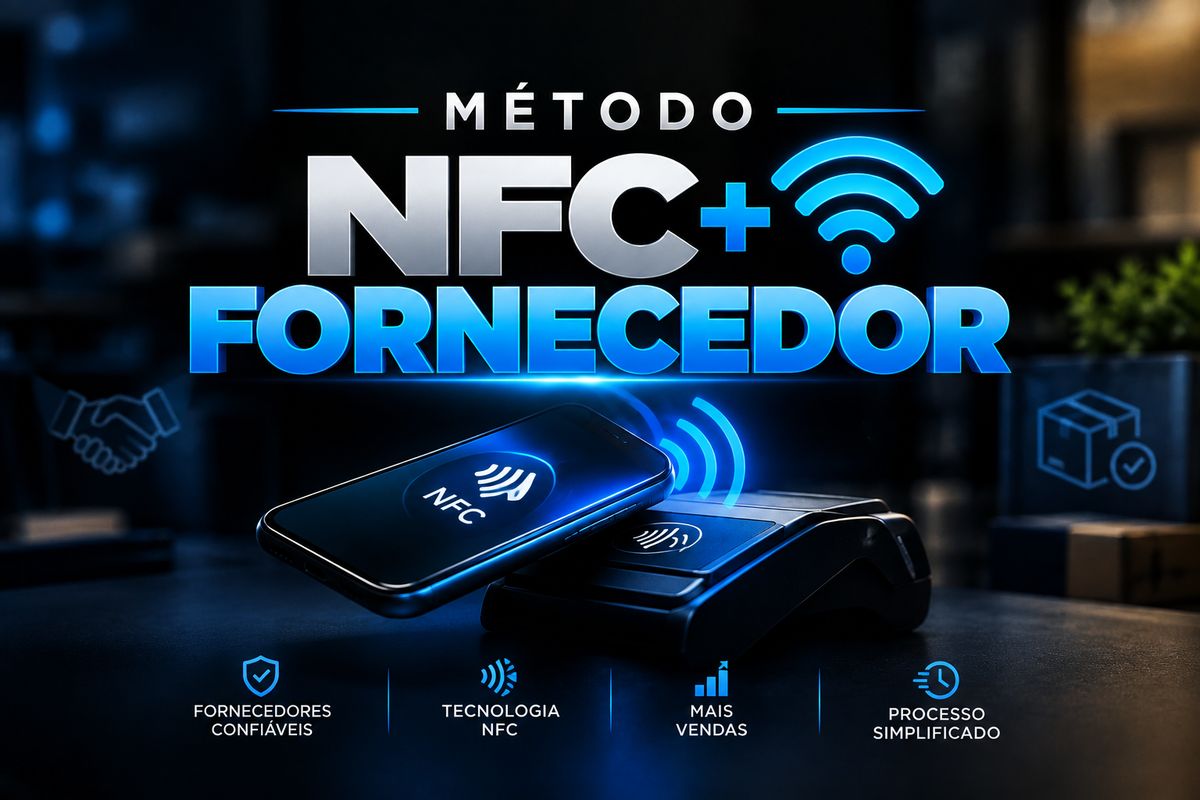 Método NFC + Fornecedor: fornecedores confiáveis, tecnologia NFC, mais vendas e processo simplificado